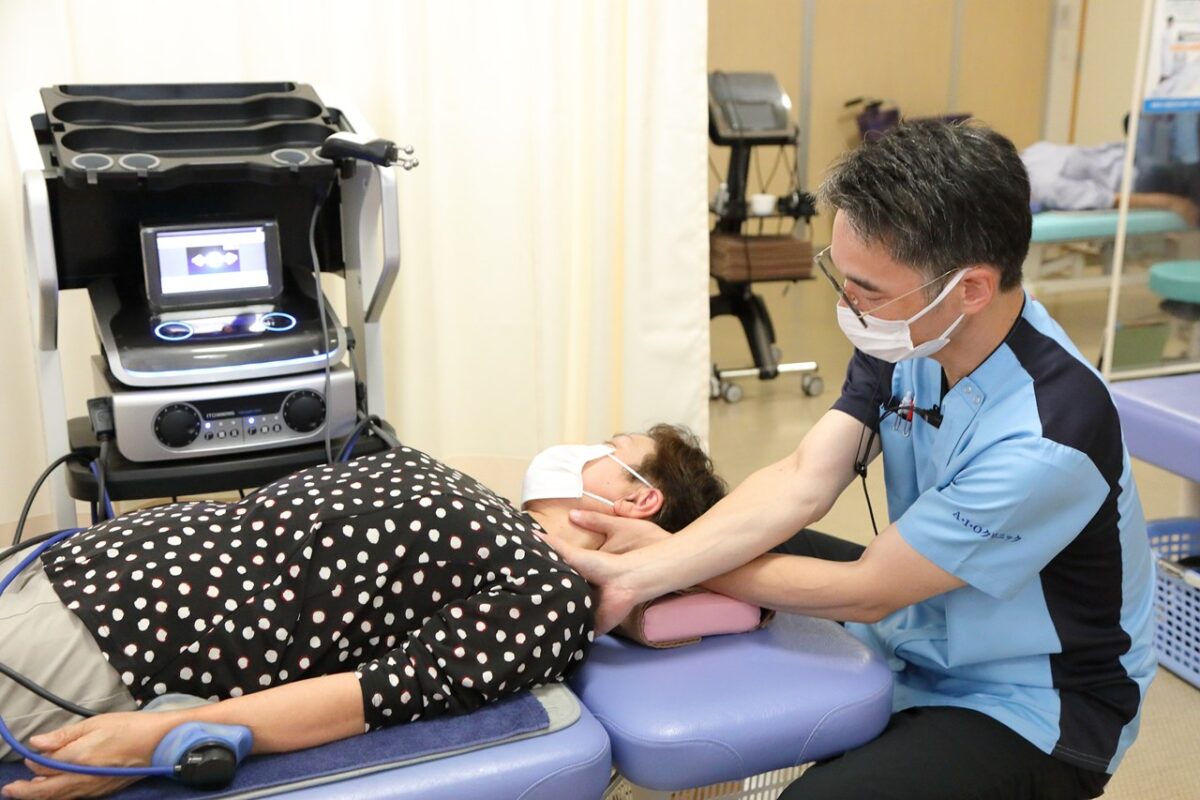 最先端の治療機器を用いて治療